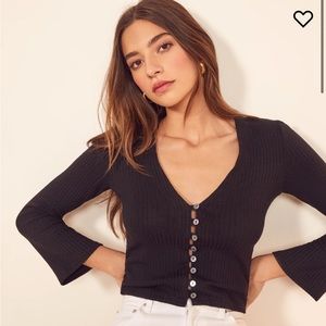 Reformation Gellar Knit top